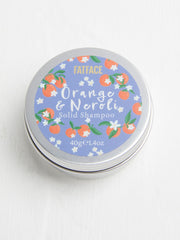 Orange & Neroli Solid Shampoo in a Tin