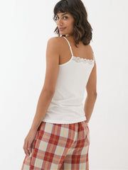 White V-Neck Vest