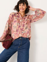 Pamala Rose Pink Patched Chintz Blouse