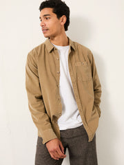 Dark Natural Long Sleeve Cord Shirt