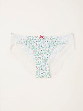 Ivory Bee Floral Brazillian Knickers