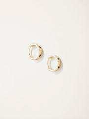 Burgundy Red Enamel Star Stud Earrings