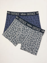 Grey & Navy Blue Lion's Tour Boxers 2 Pack