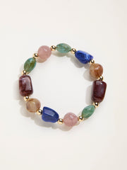 Multi Colour Large Bead Bracelet