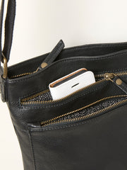 Allie Black Crossbody Bag