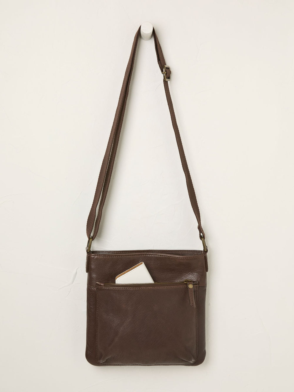 Annie Chocolate Brown Crossbody Bag
