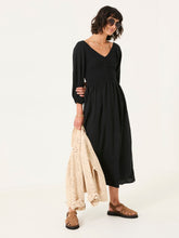 Adele Black Midi Dress