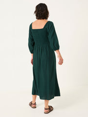 New Adele Teal Blue Regular Midi Dress