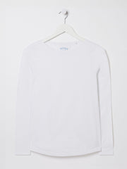 Bree White Long Sleeve T-Shirt
