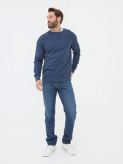 Blue Straight Fit Jeans