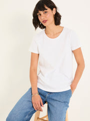 Natalie Navy/White 2 Pack Plain T Shirt