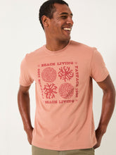 Rust Brown Coral Graphic Tshirt