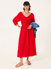 Adele Red Midi Dress