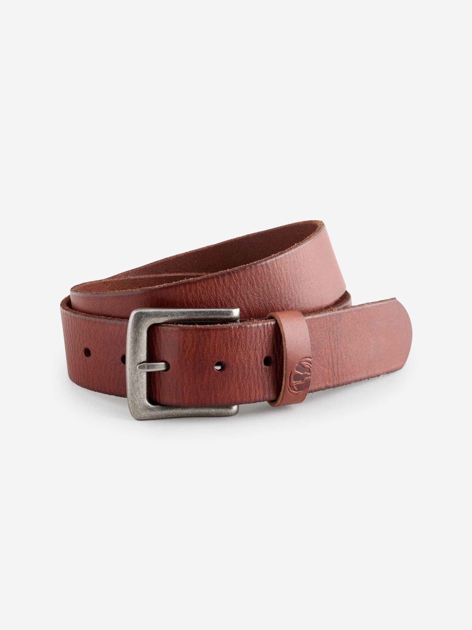 Tan Brown Italian Leather Belt