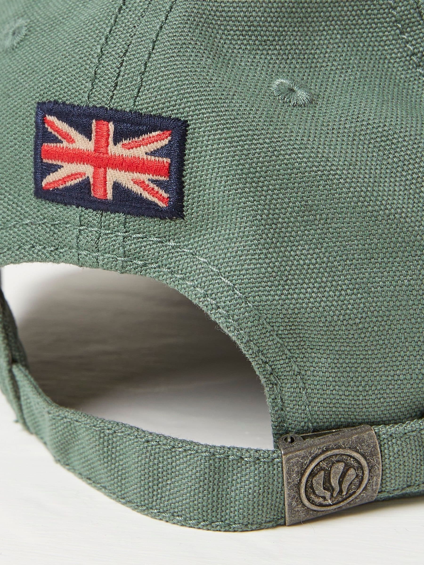 Green 100% Cotton Canvas Baseball Cap
