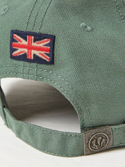 Green 100% Cotton Canvas Baseball Cap