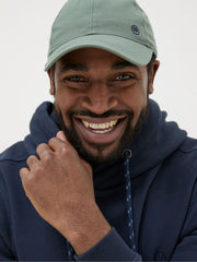 Green 100% Cotton Canvas Baseball Cap