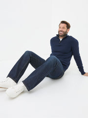 Dark Vintage Blue Bootcut Jeans