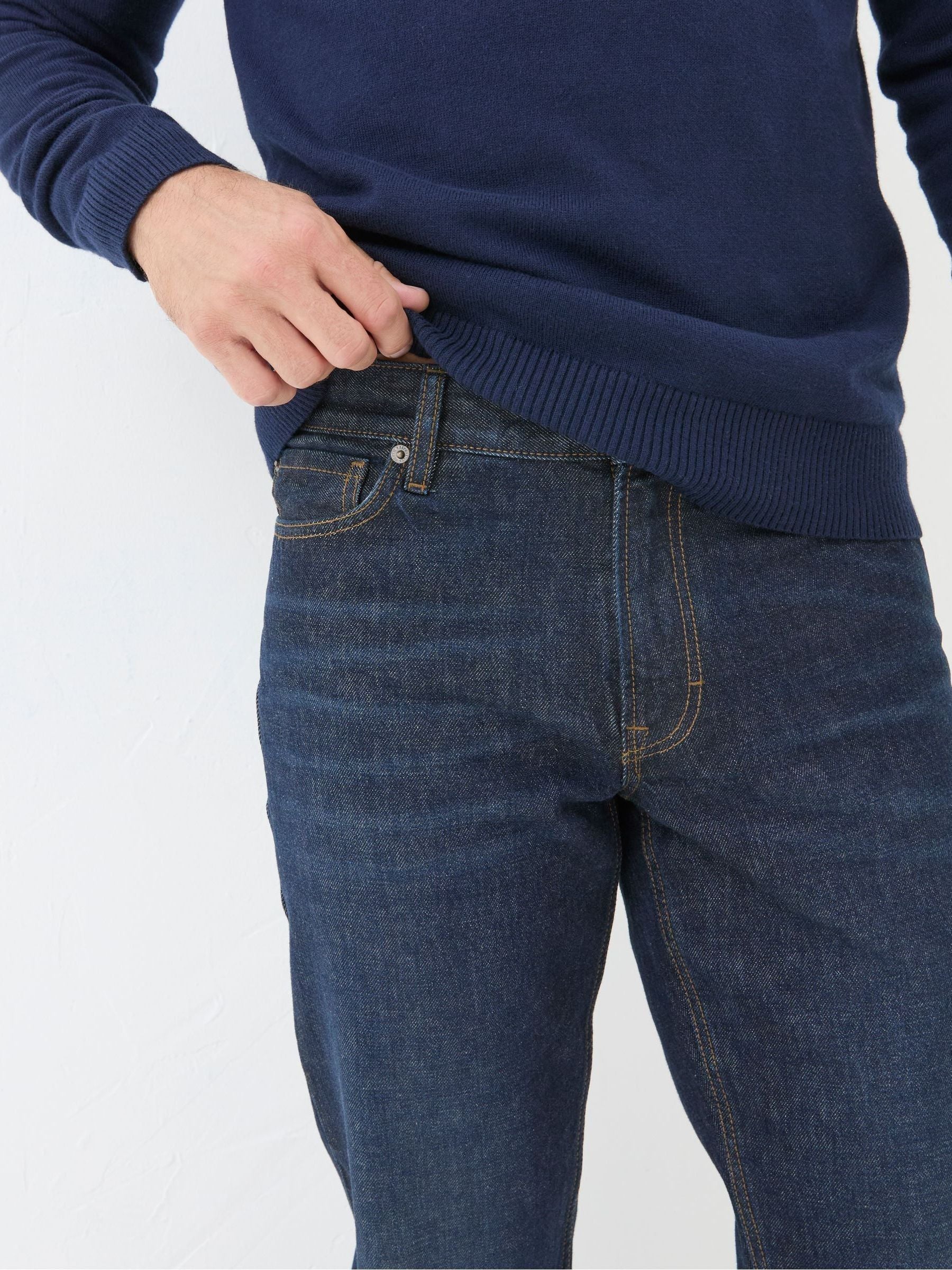 Dark Vintage Blue Bootcut Jeans