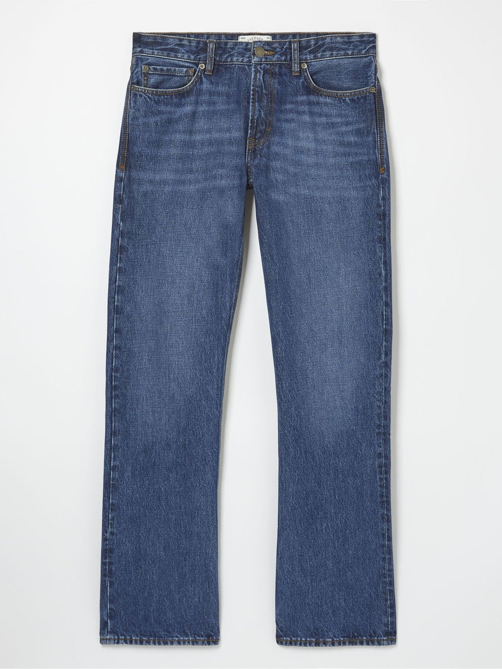Stone Wash Blue Bootcut Jeans