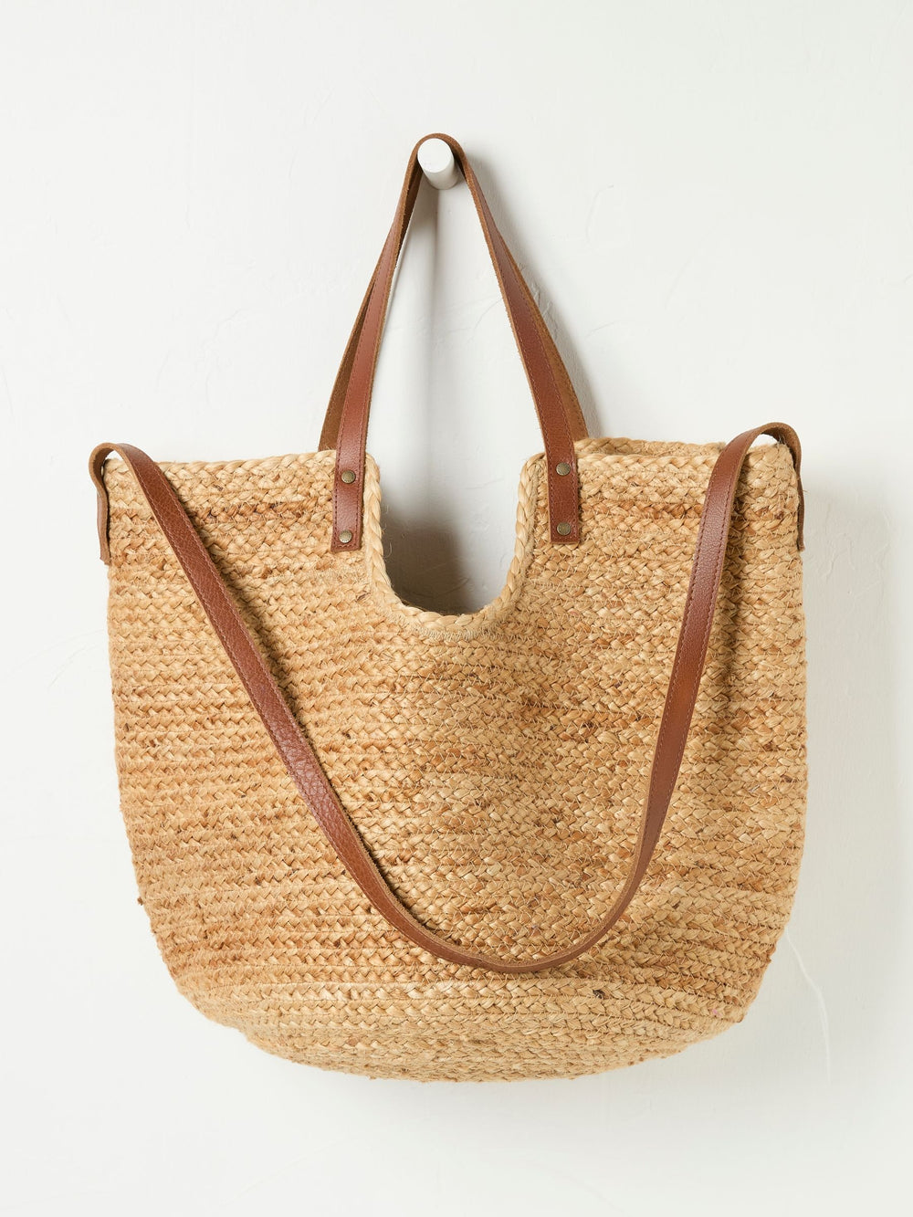 Natural Raffia Tote Bag