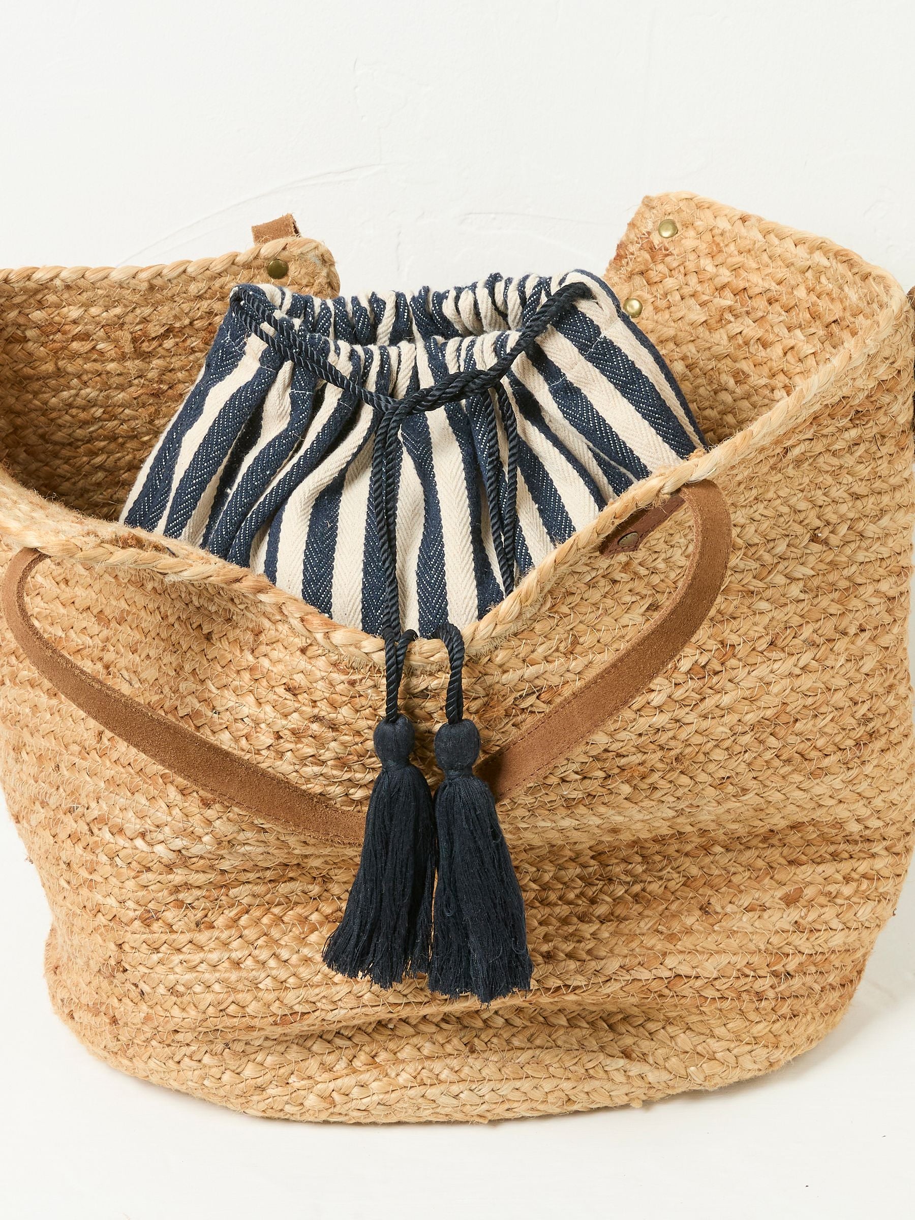 Natural Raffia Tote Bag