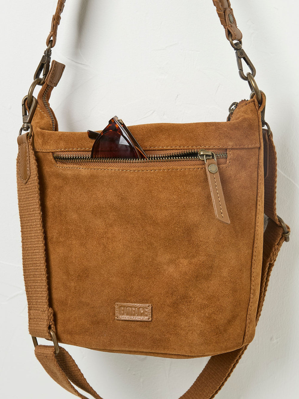 Elle Tan Brown Cross-Body Bag