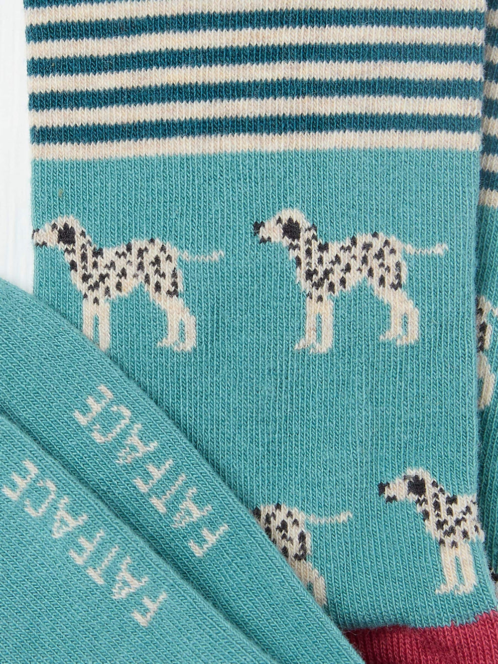Green Dalmatian Women's Socks