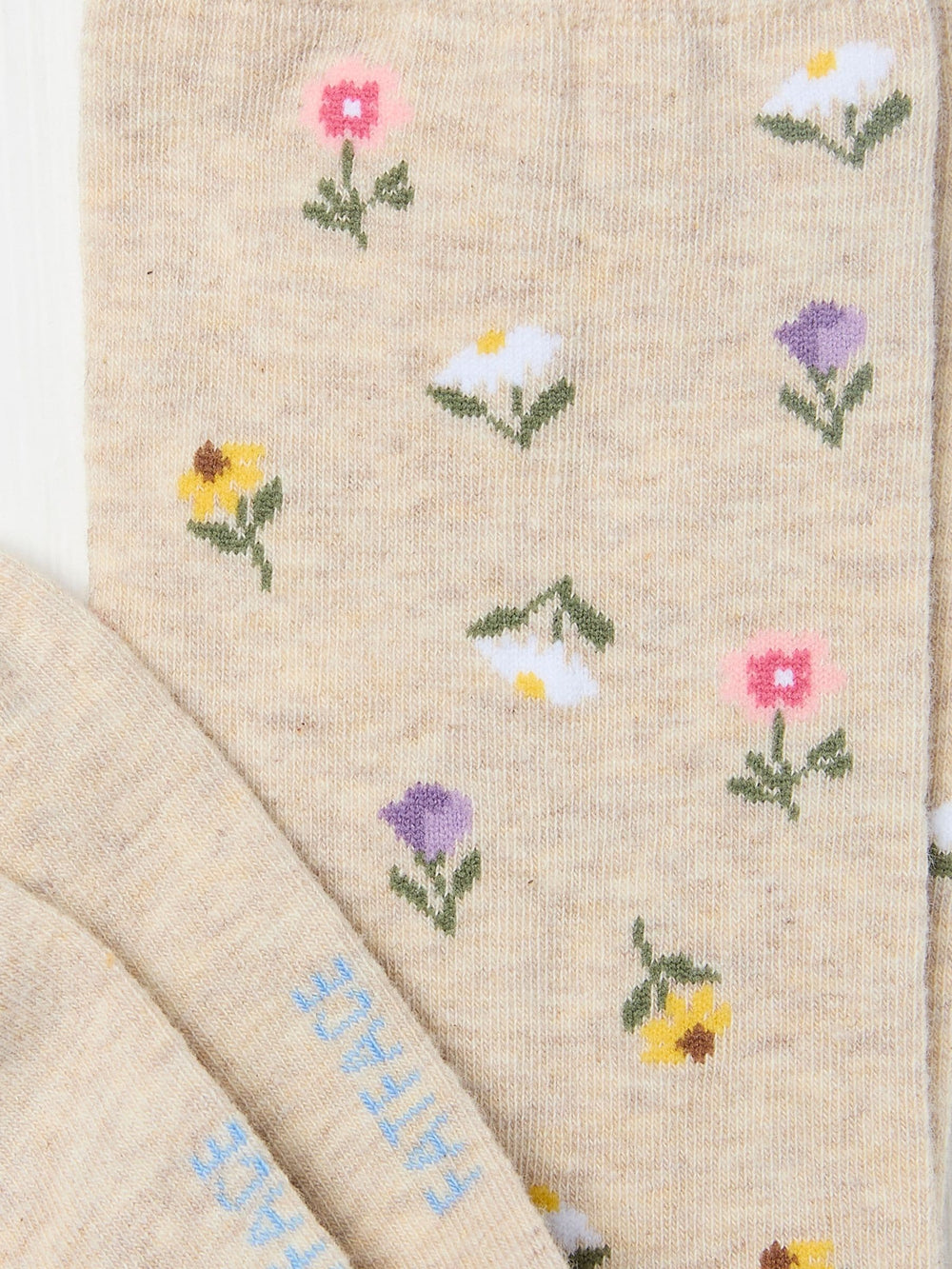 Natural Floral Women's Socks