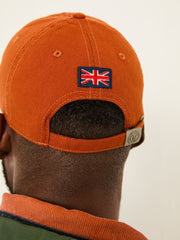 Burnt Orange 100% Cotton Canvas Baseball Cap