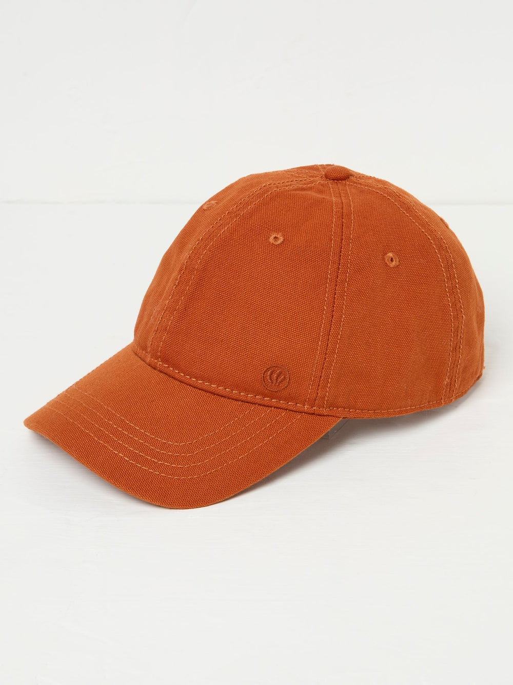 Burnt Orange 100% Cotton Canvas Baseball Cap