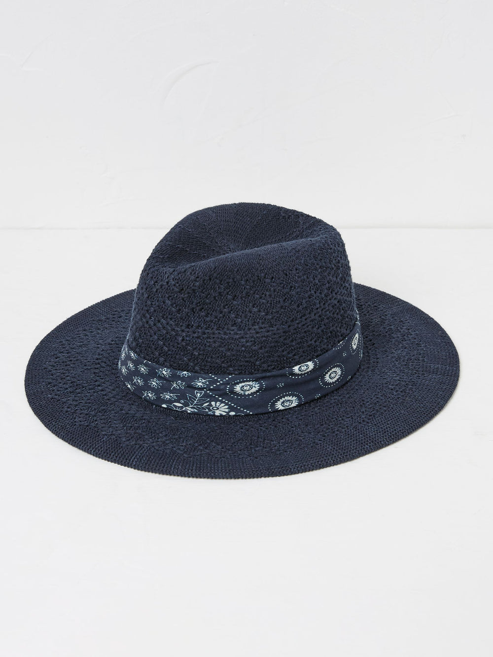 Navy Fedora Hat