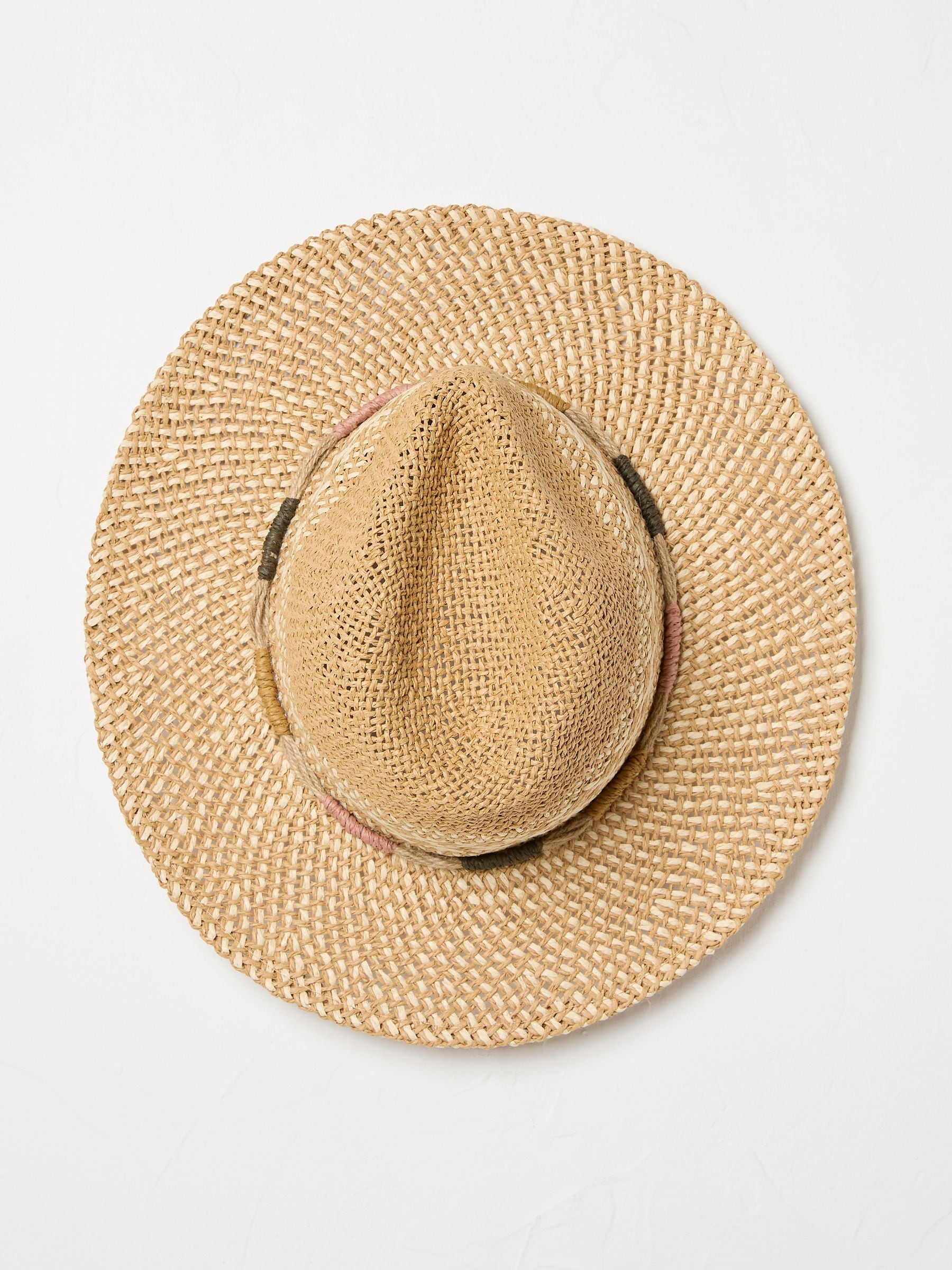 Natural Straw Fedora Hat