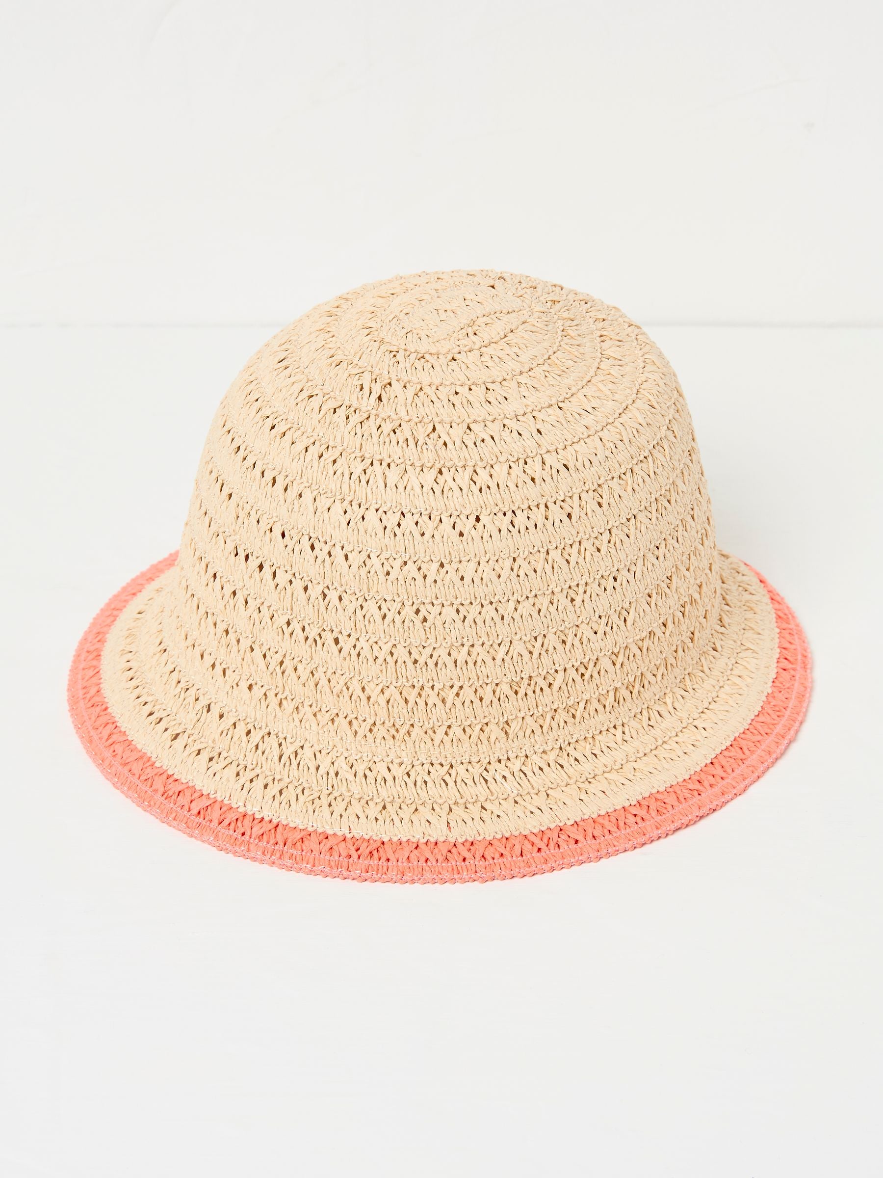Natural Straw Bucket Hat