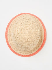 Natural Straw Bucket Hat