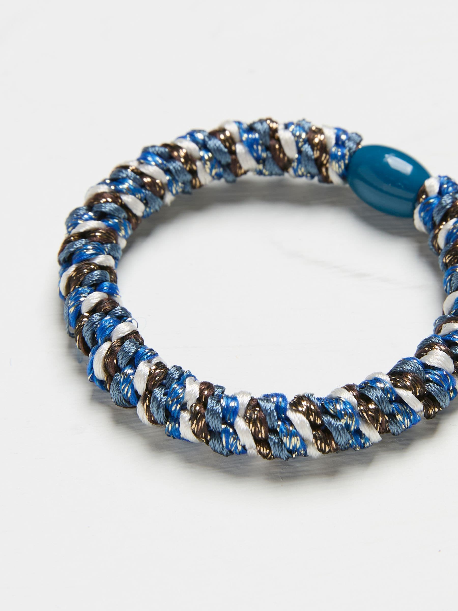 Blue Twist Hair Tie