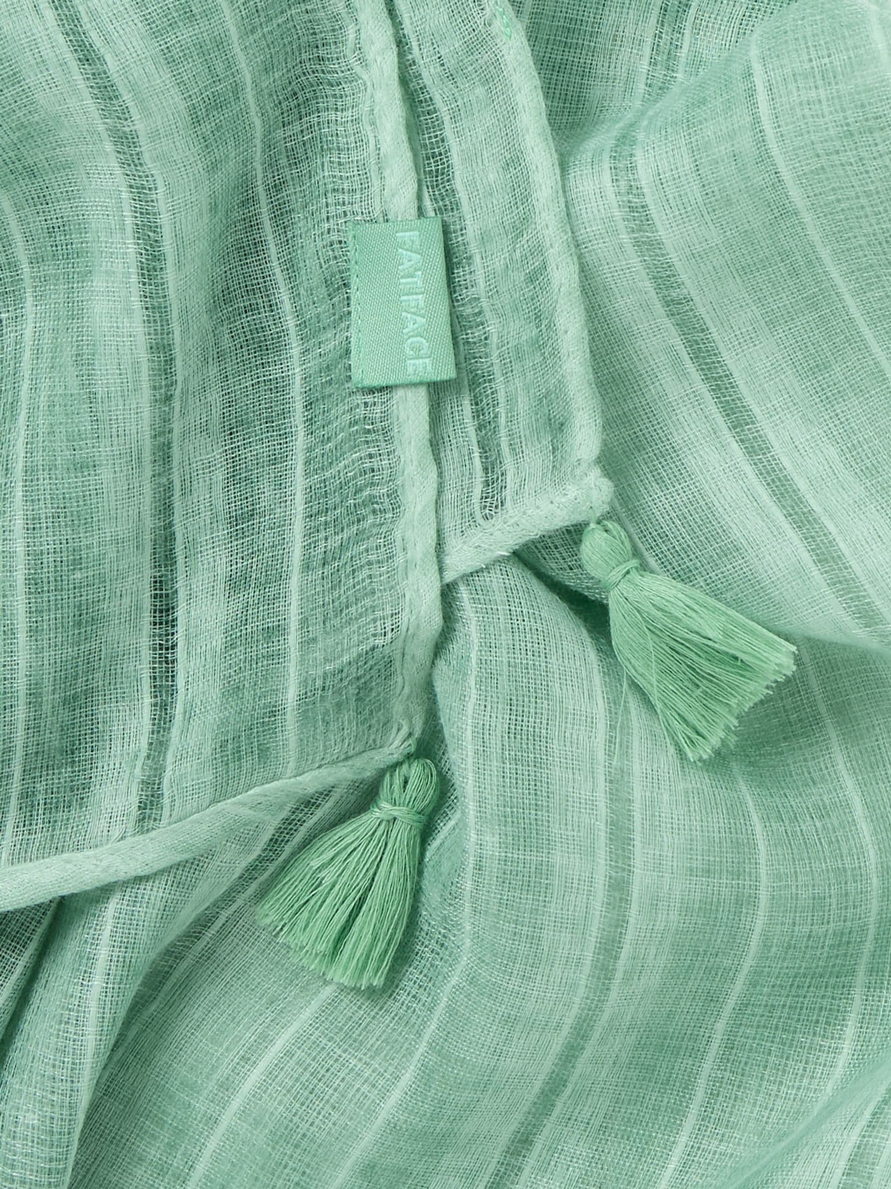 Green Haze Semi Plain Lightweight Scarf