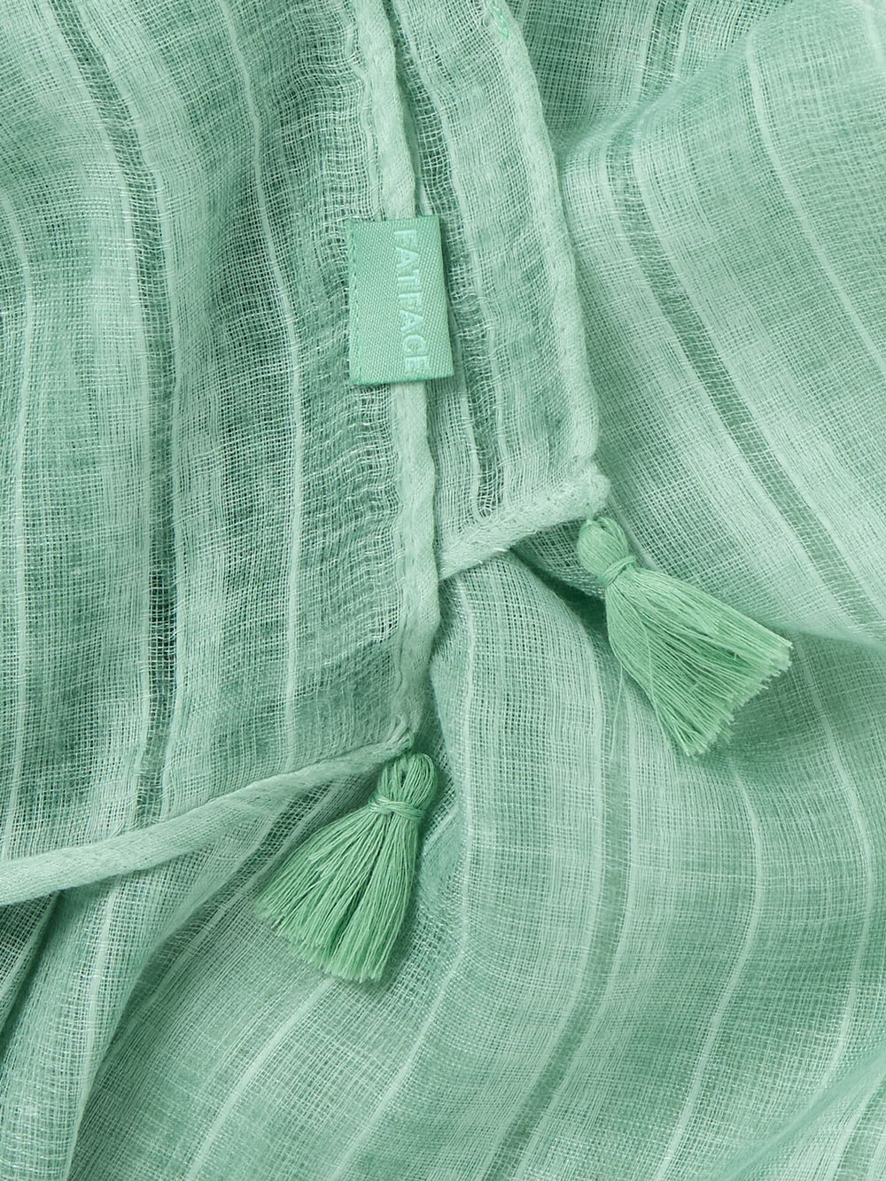 Green Haze Semi Plain Lightweight Scarf