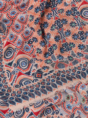 Pink Patchwork Printed Lightweight Scarf