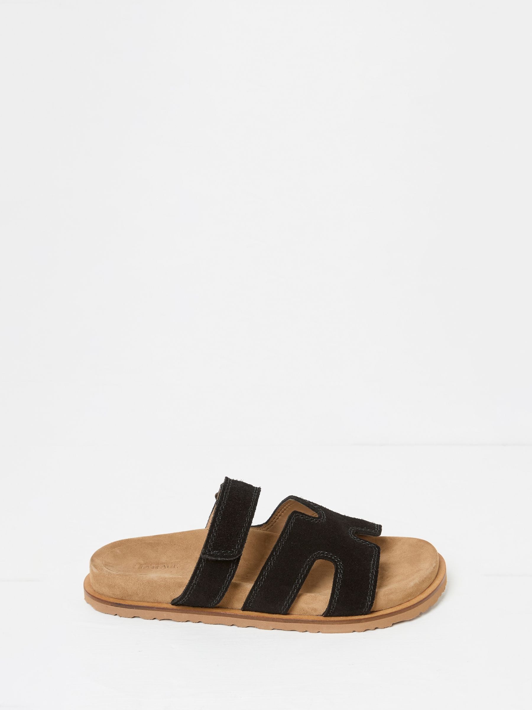 Edie Black Strap Sandal