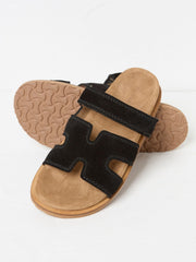 Edie Black Strap Sandal