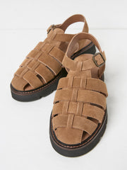 Tan Brown Elodie Fisherman Sandals