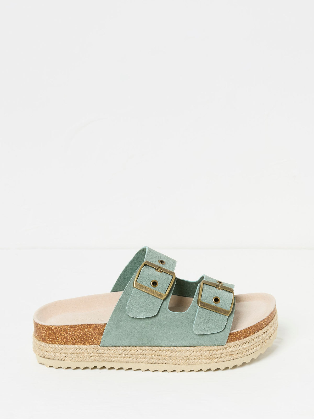 Meldon Green Haze Flatform Sandal