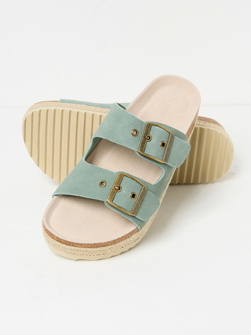 Meldon Green Haze Flatform Sandal