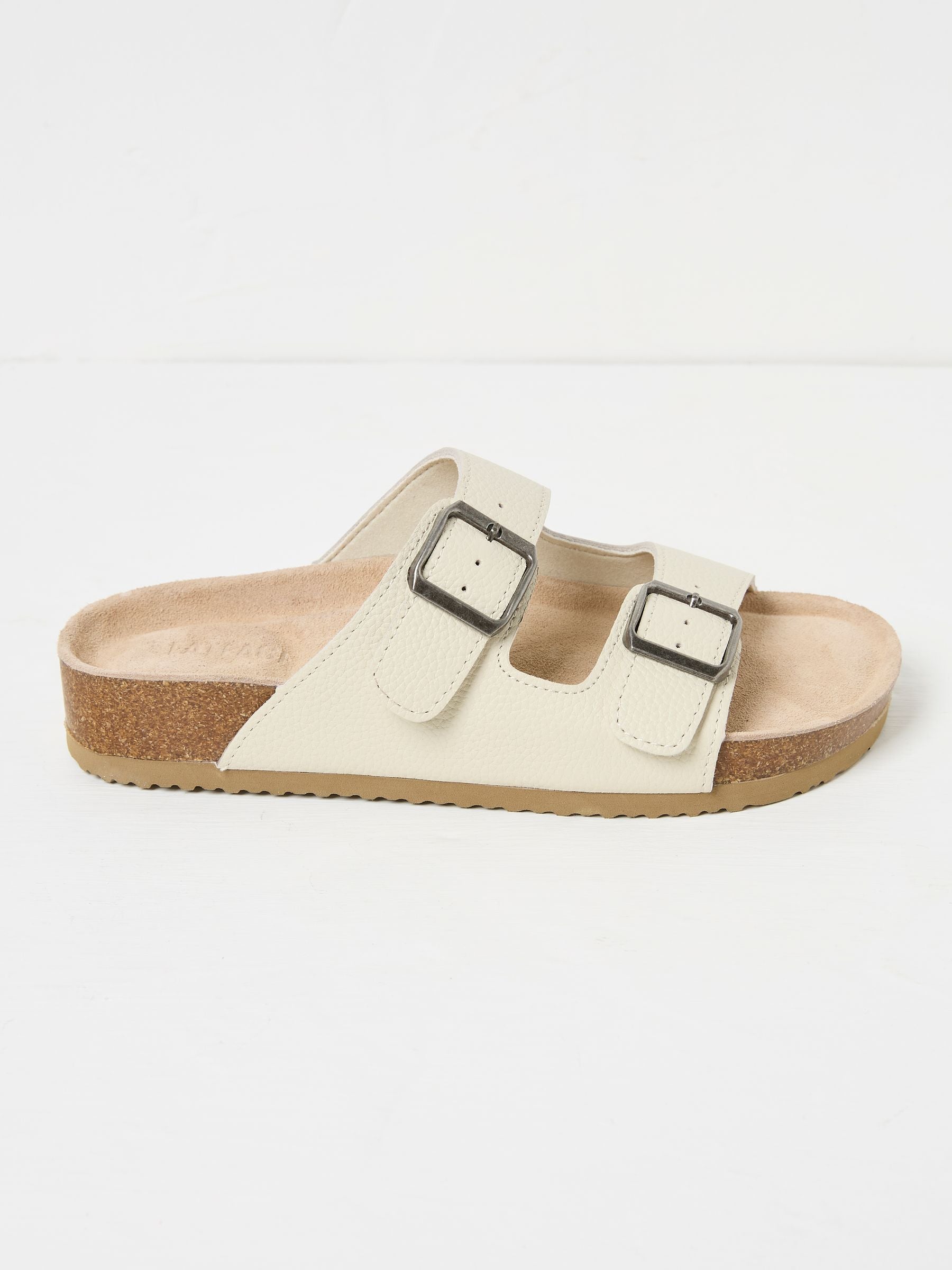 Ivory Leather Meldon Sandal