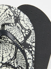 Portloe Black Flip Flop