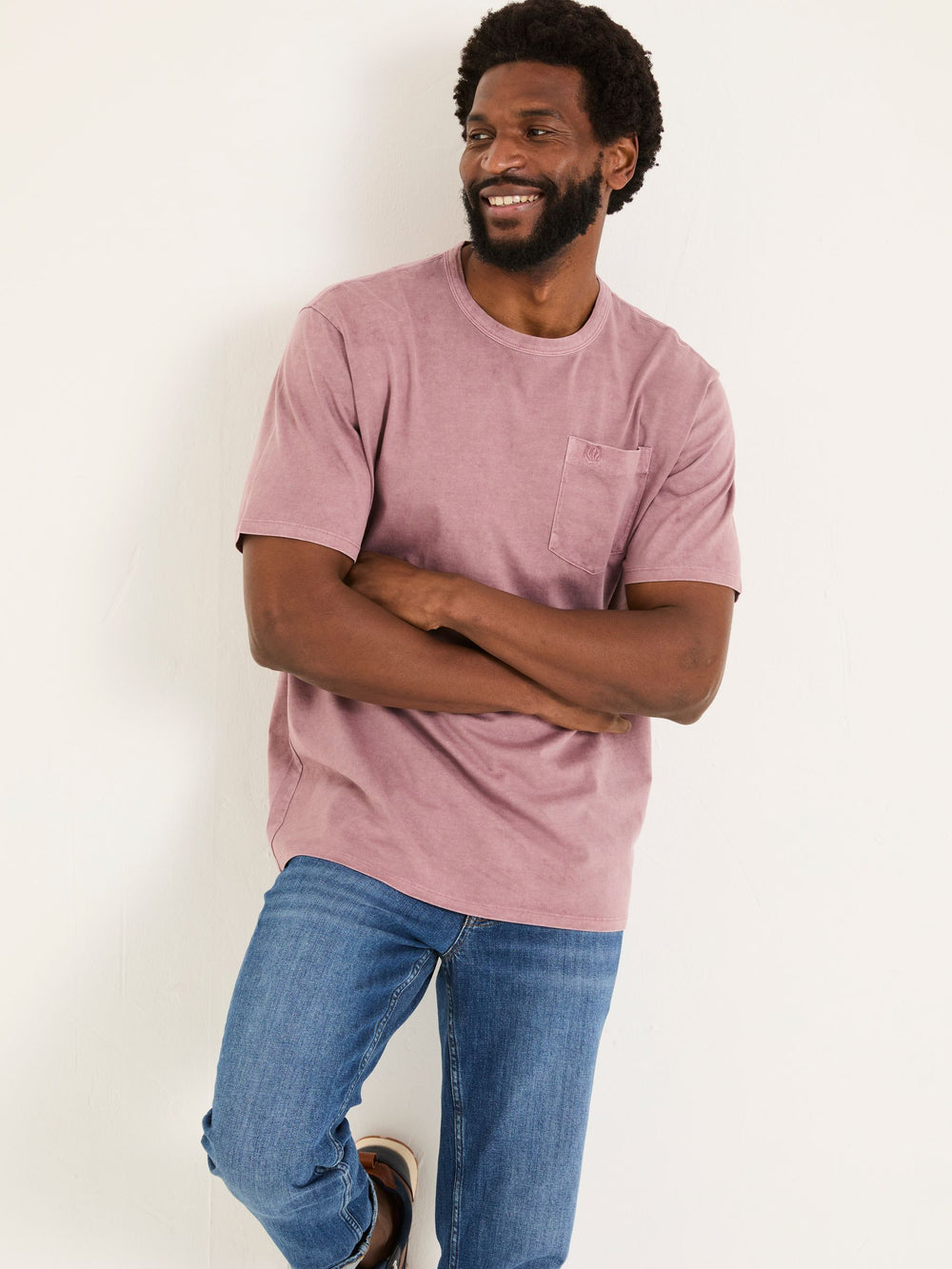 Tye Pink Pocket Relaxed T-shirt