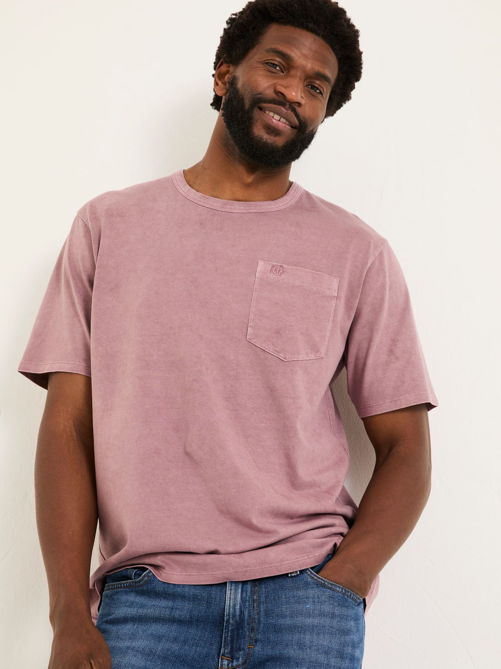 Tye Pink Pocket Relaxed T-shirt