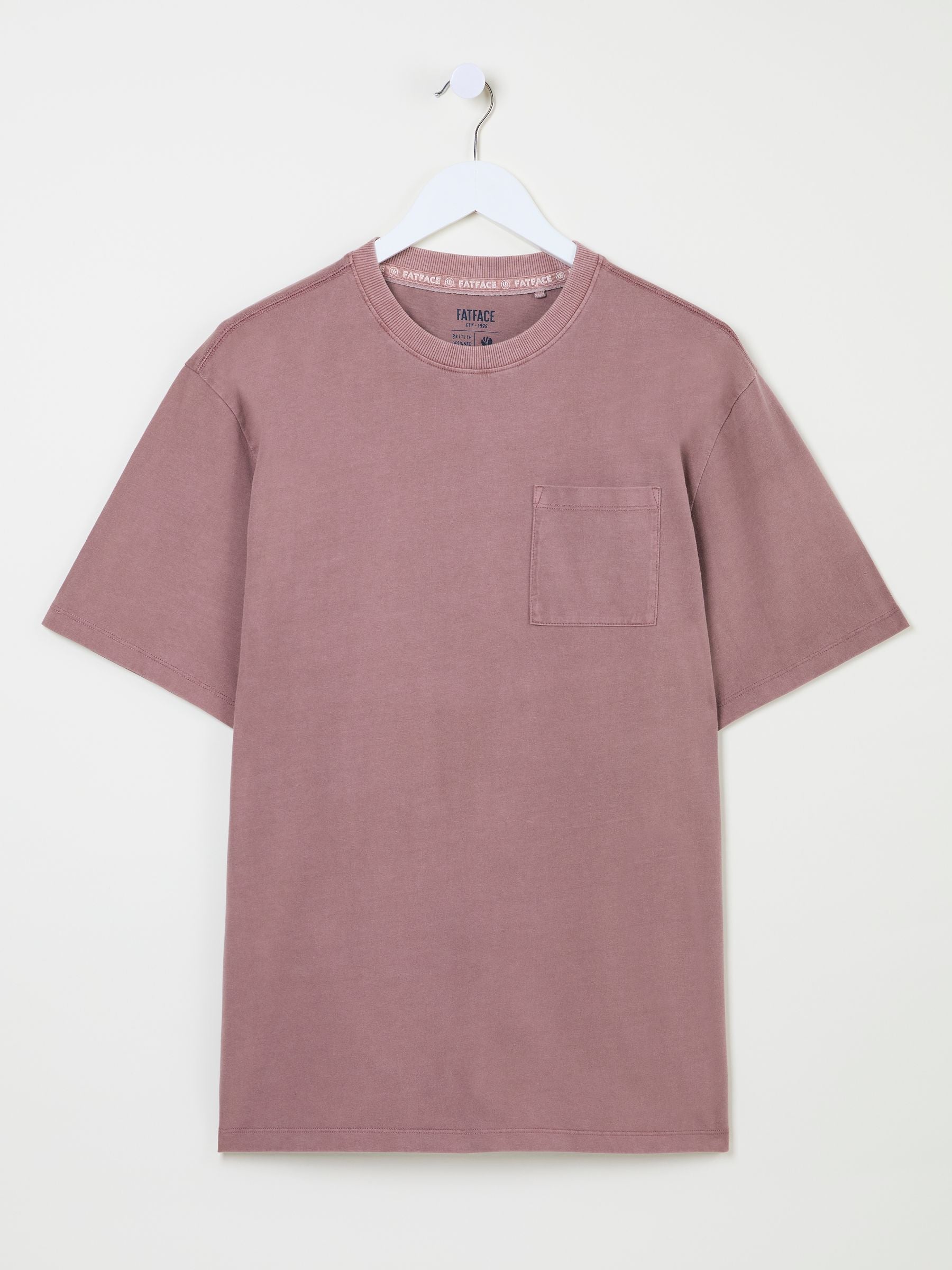 Tye Pink Pocket Relaxed T-shirt