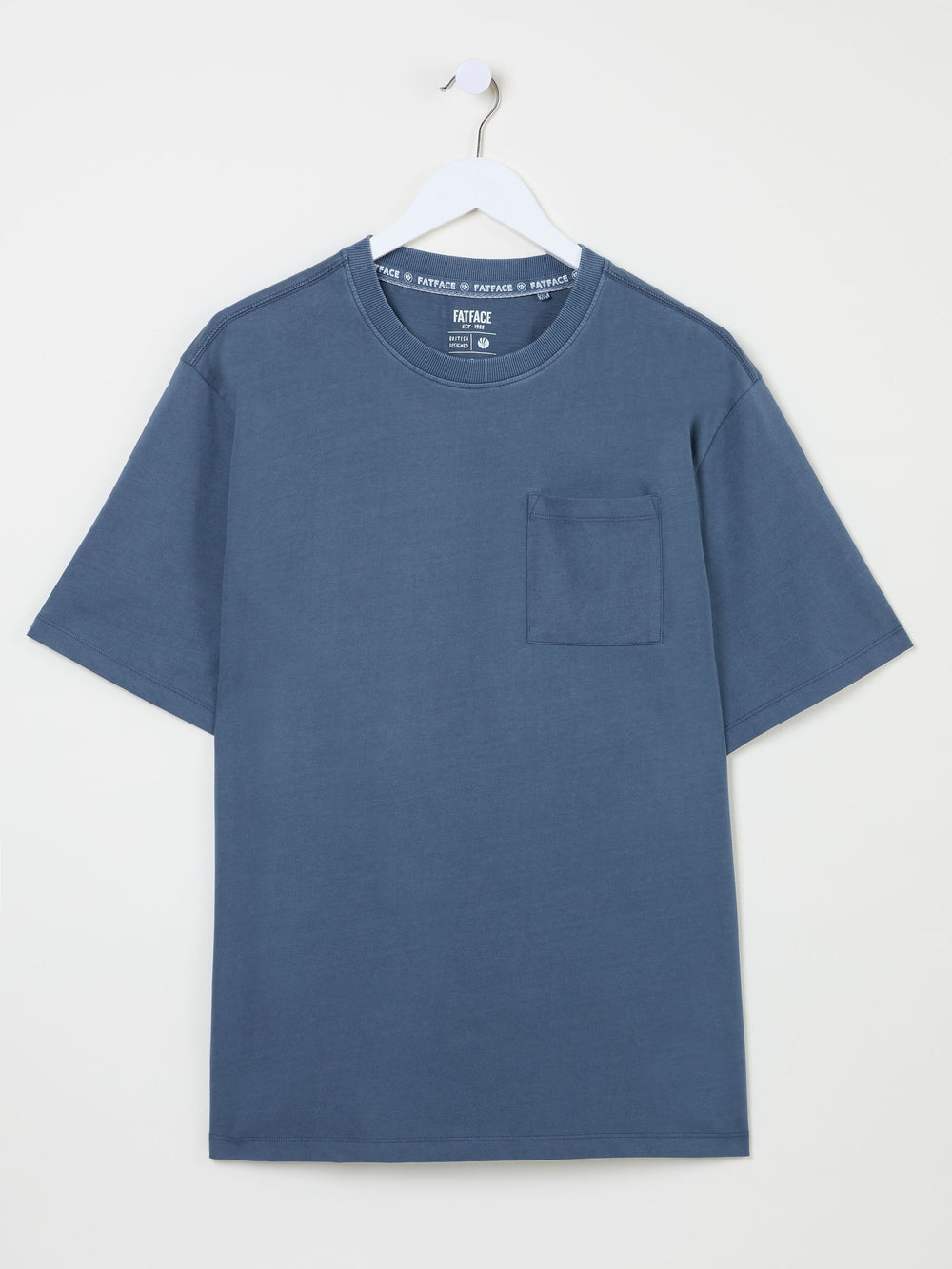 Tye Blue Denim Pocket Relaxed T-shirt
